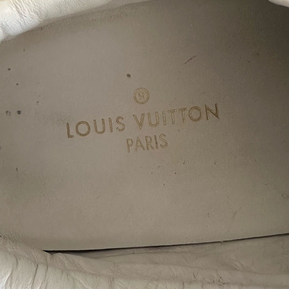 Louis Vuitton White Front Row Sneakers - Picture 9 of 11